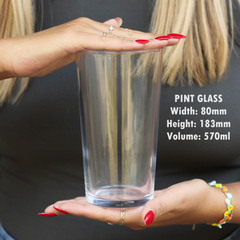 Crystal Palace FA Cup Winners Pint Glass Souvenir 2025 Final