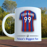 Crystal Palace Mug Personalised Custom Made Football Supporters Cup