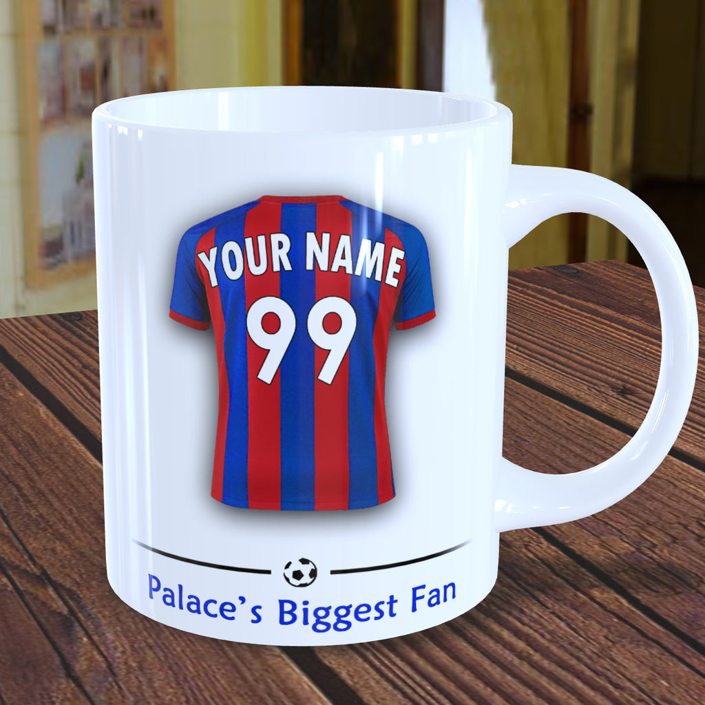 Crystal Palace Mug Personalised Custom Made Football Supporters Cup