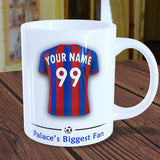 Crystal Palace Mug Personalised Custom Made Football Supporters Cup