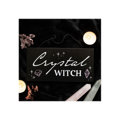 Crystal Witch Hanging Sign