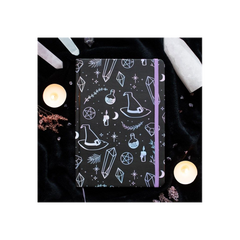 Crystal Witch Print A5 Notebook