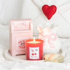 Cupid's Delivery Valentine Postbox Oil Burner