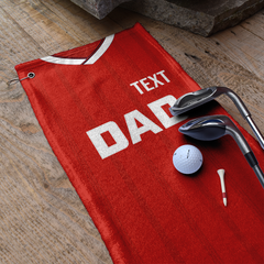 DAD - The Gooners - 1988 Home - Retro Lightweight, Microfibre Golf Towel