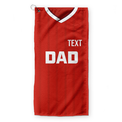 DAD - The Gooners - 1988 Home - Retro Lightweight, Microfibre Golf Towel