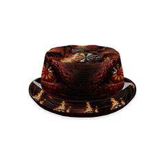 Darts Dragon Pattern - Bucket Hat
