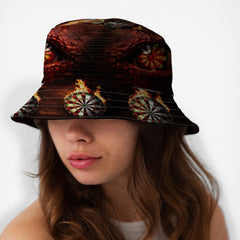 Darts Dragon Pattern - Bucket Hat