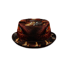 Darts Dragon Pattern - Bucket Hat