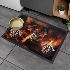 Darts Dragon - Personalised Door Mat - 60cm x 40cm