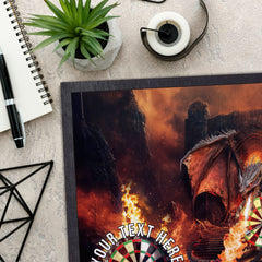 Darts Dragon - Personalised Door Mat - 60cm x 40cm