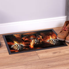Darts Dragon - Personalised Door Mat - 60cm x 40cm