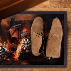 Darts Dragon - Personalised Door Mat - 60cm x 40cm