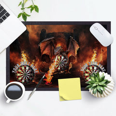 Darts Dragon - Personalised Door Mat - 60cm x 40cm