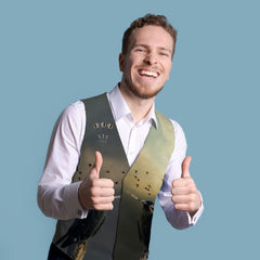 Darts Eagle - Novelty Costume Fancy Dress Waistcoat ( 4 sizes available )