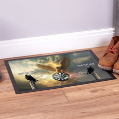 Darts Eagle - Personalised Door Mat - 60cm x 40cm