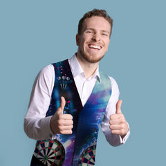 Darts Extreme - Novelty Costume Fancy Dress Waistcoat ( 4 sizes available )