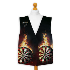 Darts Reaper - Novelty Costume Fancy Dress Waistcoat ( 4 sizes available )