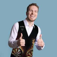 Darts Reaper - Novelty Costume Fancy Dress Waistcoat ( 4 sizes available )