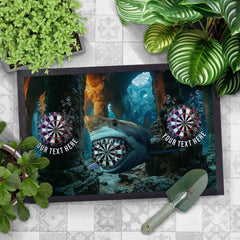 Darts Shark - Personalised Door Mat - 60cm x 40cm