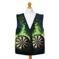Darts Snakebite - Novelty Costume Fancy Dress Waistcoat ( 4 sizes available )