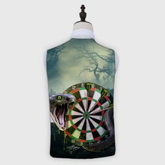 Darts Snakebite - Novelty Costume Fancy Dress Waistcoat ( 4 sizes available )