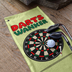 Darts W*nker - Funny Darts Golf Towel