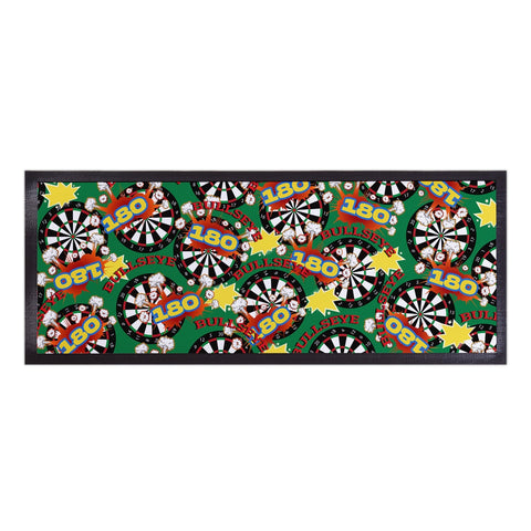 Bullseye Pattern - Darts Bar Runner