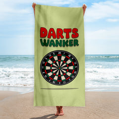 Darts W*nker - Darts Beach Towel - 150cm x 75cm