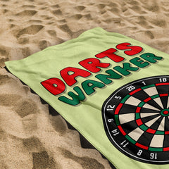 Darts W*nker - Darts Beach Towel - 150cm x 75cm