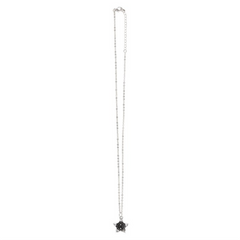 Deadly Nightshade Necklace with Black Obsidian on Greeting Card