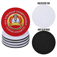 Denmark Euros - Coaster - Circle or Square