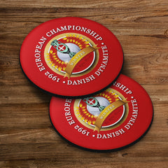 Denmark Euros - Coaster - Circle or Square