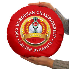 Denmark Euros - Legend Collection - Circle Cushion 14inch