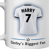 Derby County Mug Personalised Custom Made Football Supporters Cup