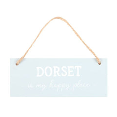 Dorset is My Happy Place Hanging Sign