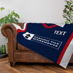 Dundee 1999 Home Shirt - Personalised Retro Fleece Blanket 150cm X 150cm