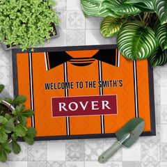 Dundee U 1994 Home  Shirt - Personalised Retro Door Mat - 60cm x 40cm