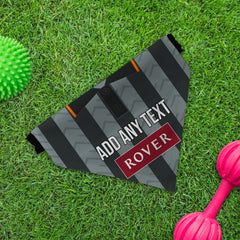 Dundee U 1995 Away Shirt - Personalised Pet Bandana - 4 Sizes