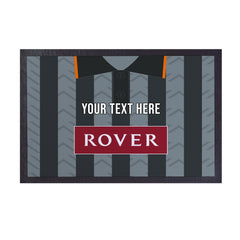 Dundee U 1995 Away Shirt - Personalised Retro Door Mat - 60cm x 40cm