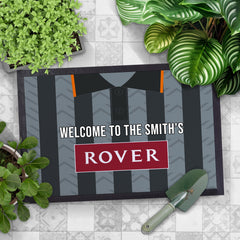 Dundee U 1995 Away Shirt - Personalised Retro Door Mat - 60cm x 40cm