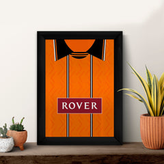 Dundee U Retro United - 1994 Home Shirt - A4 Personalised Metal Sign Plaque - Frame Options Available