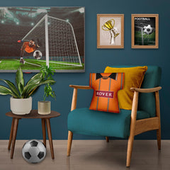 Dundee U Retro United - 1994 Home Shirt - Personalised Retro Shirt Cushion