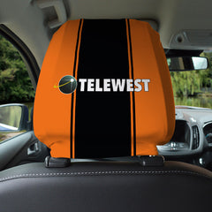 Dundee U Retro United - 2000 Home - Retro Football Shirt - Pack of 2 - Car Seat Headrest Covers