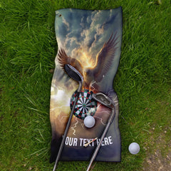 Eagle eye darts - Personalised Darts / Golf Towel