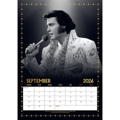 Elvis Presley A3 Calendar 2026
