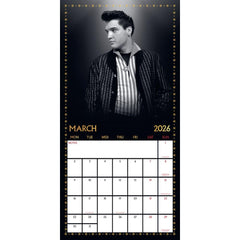 Elvis Presley Square Calendar 2026