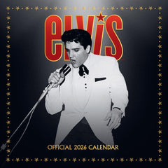Elvis Presley Square Calendar 2026