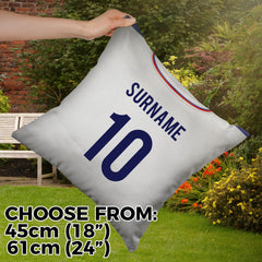 England - 1982 Home Shirt - 45cm or 61cm Retro Showerproof Outdoor Cushion