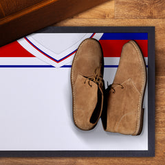 England 1982 Home Shirt - Personalised Retro Door Mat - 60cm x 40cm