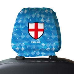 England 1990 3rd - Retro Football Shirt - Pack of 2 - Car Seat Headrest Covers